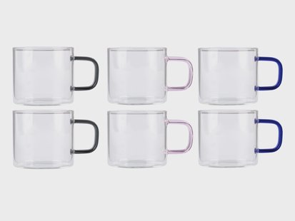 ERNESTO Glazenset (Espressokopjes set van 6)