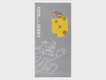 Strandhanddoek / kinderen strandponcho (Strandlaken Tom & Jerry)