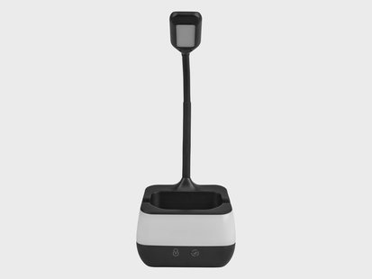 LIVARNO home Accu-LED-bureaulamp (Zwart)