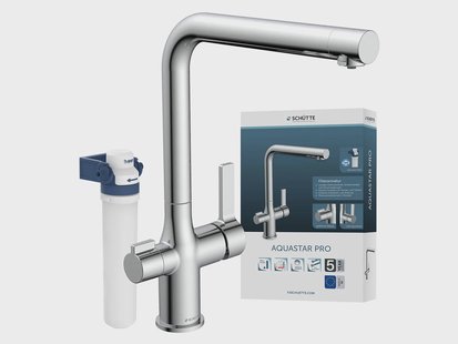 Schütte Keukenkraan met filtersysteem AQUASTAR PRO (Chroom)