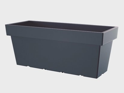PROSPERPLAST Bloempot Lofly Case (Antraciet, 992x390x410)