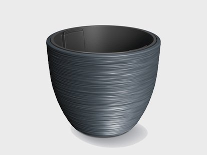 PROSPERPLAST Bloempot Furu (Antraciet, 445x569)