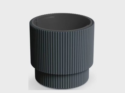 PROSPERPLAST Bloempot Milly, Ø 375 x H 395 mm, rond (Antraciet, 375x395)
