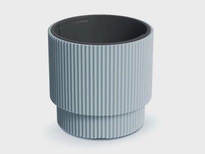 PROSPERPLAST Bloempot Milly, Ø 375 x H 395 mm, rond (Lichtgrijs, 375x395)