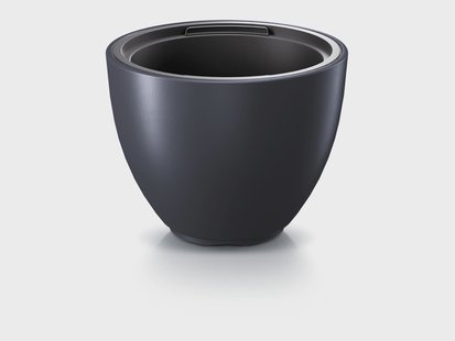 PROSPERPLAST Bloempot Heos (Antraciet, 360x469)