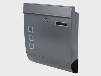 LIVARNO home Brievenbus (Grijs)
