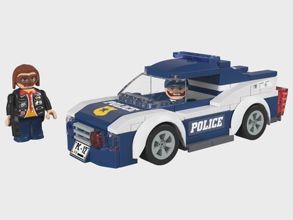 Playtive Clippys Bouwstenenset S (Politiewagen)