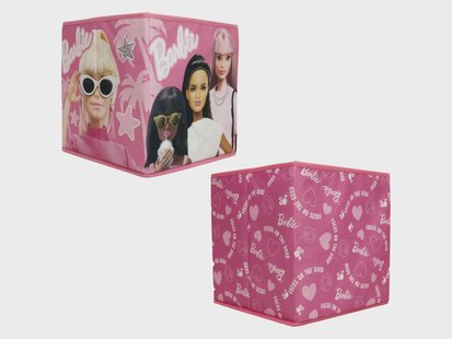 BARBIE Opbergdozen, 2 stuks, 30 x 30 x 30 cm. (Roze)