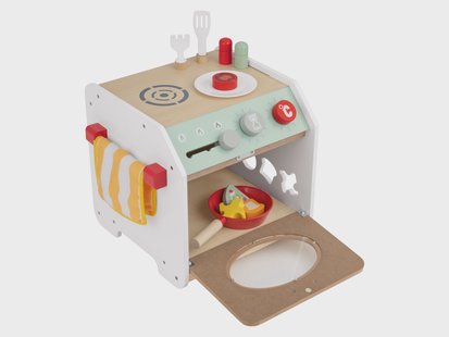 Playtive Motoriekblokken Keuken / Motoriekblokken Werkbank, 12-delig / 24-delig (Keuken)