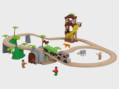 Playtive Houten treinbaan (Jungle)