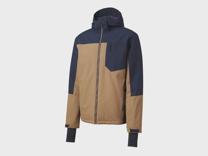 CRIVIT Heren ski-jas Classic (Donkerblauw/geel, L (52/54))