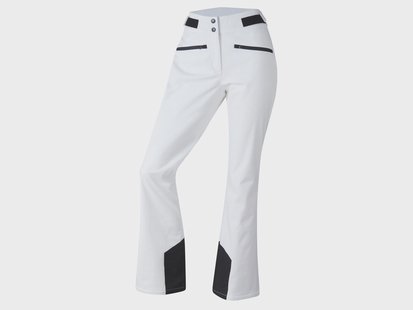 CRIVIT Dames softshell skibroek Glamour (Wit, 42)