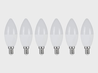 LIVARNO HOME LED-lampen 6 stuks (Kaars E14)