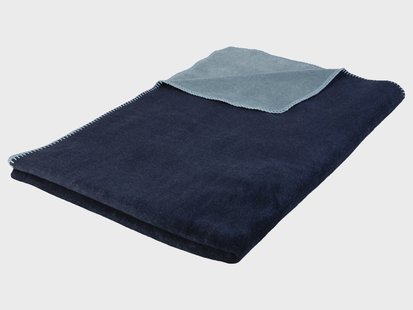 SANSIBAR Plaid 150 x 200 cm (Marineblauw)