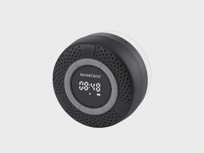 SILVERCREST Bluetooth FM douchegids lautsprecher (Zwart)