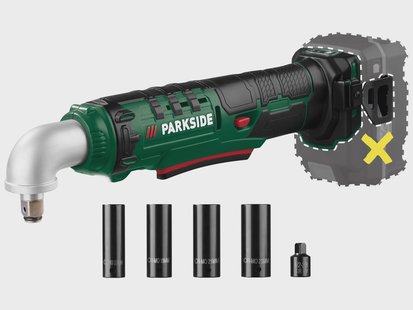 PARKSIDE Haakse accu-slagmoersleutel 20 V 76 Nm, zonder accu en lader