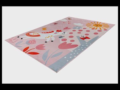 Obsession Kinder vloerkleed My Magic Kids ML 101 - 115 x 160 cm (Rechthoekig, Flower Horse, 115 x 160 cm)