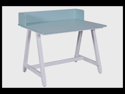 Inter Link Verstelbaar bureau Emmelie (blauw/wit)