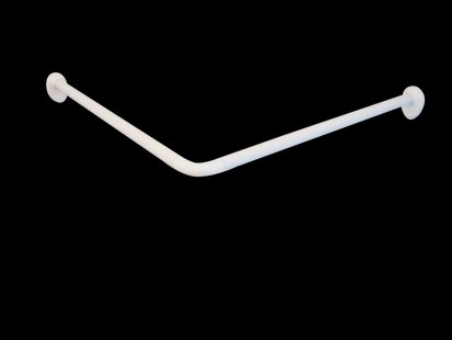 RIDDER Stang voor douchegordijn 90 x 90 cm (wit)