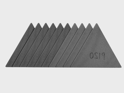 PARKSIDE Schuurpapierset voor wand- en plafondschuurmachine (Schuurrooster driehoekig 10 stuks.)