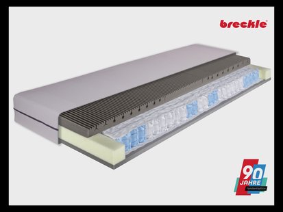 BRECKLE Matras Pro Somna TFK, 7-zone pocketvering. (Medium (H2), 140 x 200 cm)