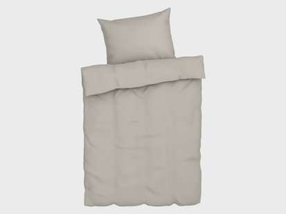 LIVARNO HOME Mousseline dekbedovertrek 140 x 200 cm (Beige)