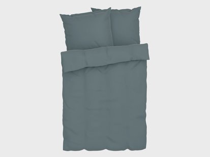 LIVARNO HOME Lyocell-satijnen beddengoed, 240 x 220 cm. (Grijs)