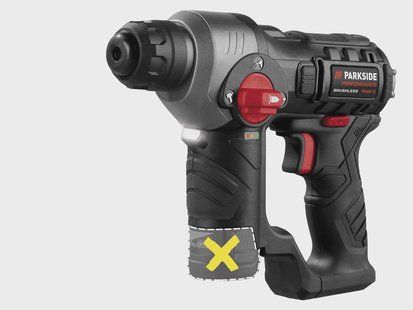 PARKSIDE PERFORMANCE Accu-boorhamer 12 V 1,1 J, zonder accu en lader