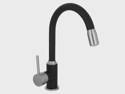 LIVARNO LED-keukenkraan (satijnzwart)