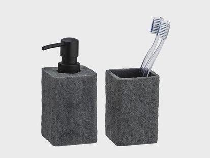 Wenko Zeepdispenser en tandenborstelhouder Villata