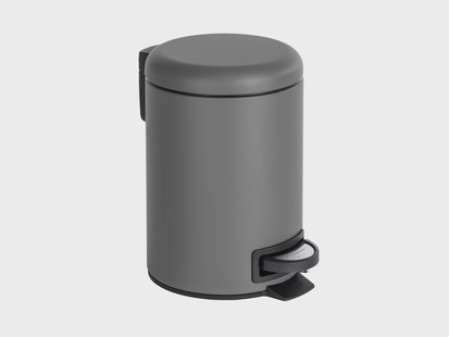 Wenko Prullenbak Leman 3 L (Grijs)