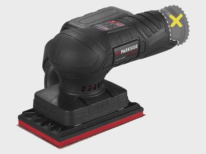 PARKSIDE PERFORMANCE Accu-excentrische schuurmachine of -vlakschuurmachine 12 V zonder accu en lader