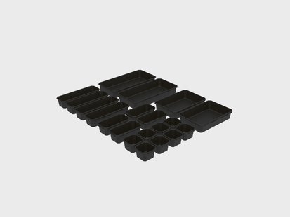 PARKSIDE Sorteerbakjes (Zwart)