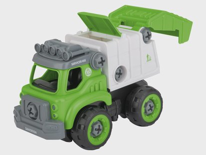 LUPILU Bouwset bestuurbare auto (Vuilniswagen)