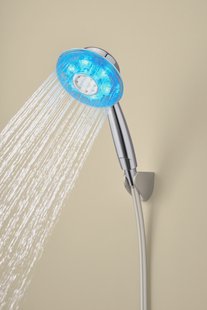 LIVARNO Douchekop met verlichting (Transparant)