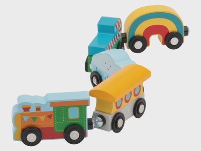 LUPILU Houten trein (Kindertrein)