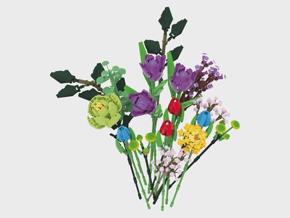 LUPILU Bouwstenen bloemenboeket (Wilde bloemen)