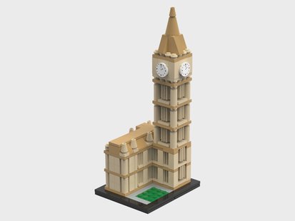 LUPILU Bouwstenen set (Big Ben)