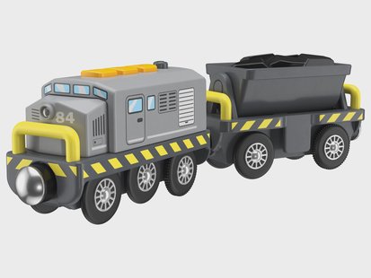 lupilu Trein met licht en geluid (Elektrische diesellocomotief)