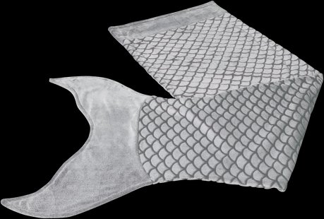 LIVARNO Zeemeermin deken 60 x 180 cm (Antraciet)