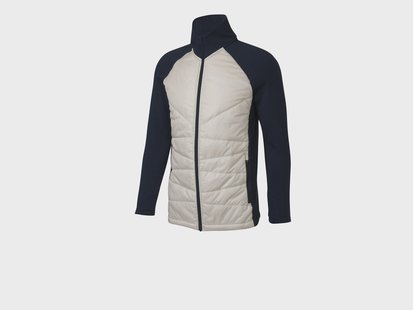 CRIVIT Heren jas (Marineblauw/beige, S)
