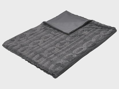 LIVARNO Plaid 130 x 170 cm (Antraciet)