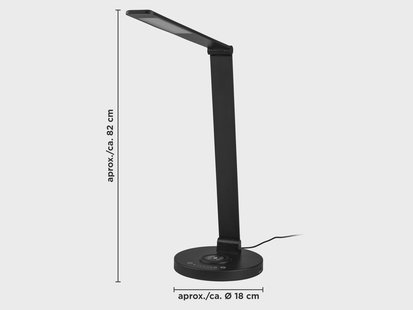 LIVARNO LED-tafellamp (Zwart)