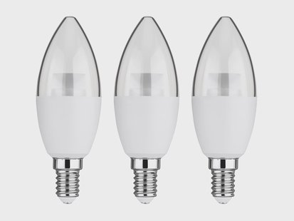 LIVARNO Set van 2 of 3 LED-lampen (3 kaarsen 4,9W E14)