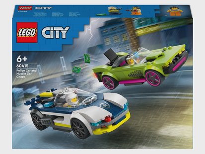LEGO CITY 60415 Politiewagen en snelle autoachtervolging