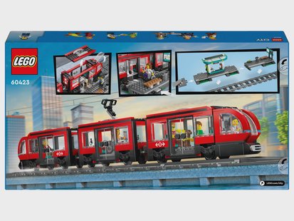 LEGO CITY 60423 Stadstram en station