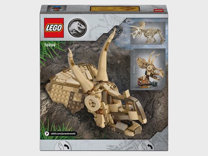 LEGO JURASSIC WORLD™ Dinosaurusfossielen: Triceratops schedel 76969