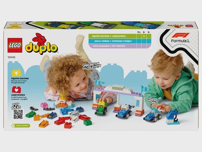 LEGO DUPLO 10445 F1 team racewagens en coureurs