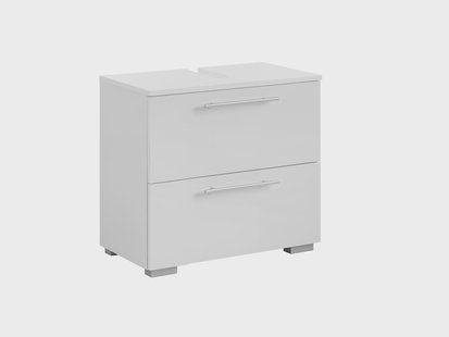 Schildmeyer Onderkast wastafel Carlos (Breedte 60 cm, parelwit)