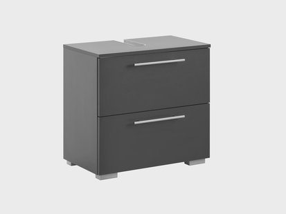 Schildmeyer Onderkast wastafel Carlos (Breedte 60 cm, Antraciet)